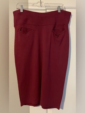 Snag brand pencil style Skirt | Burgundy | 18-20